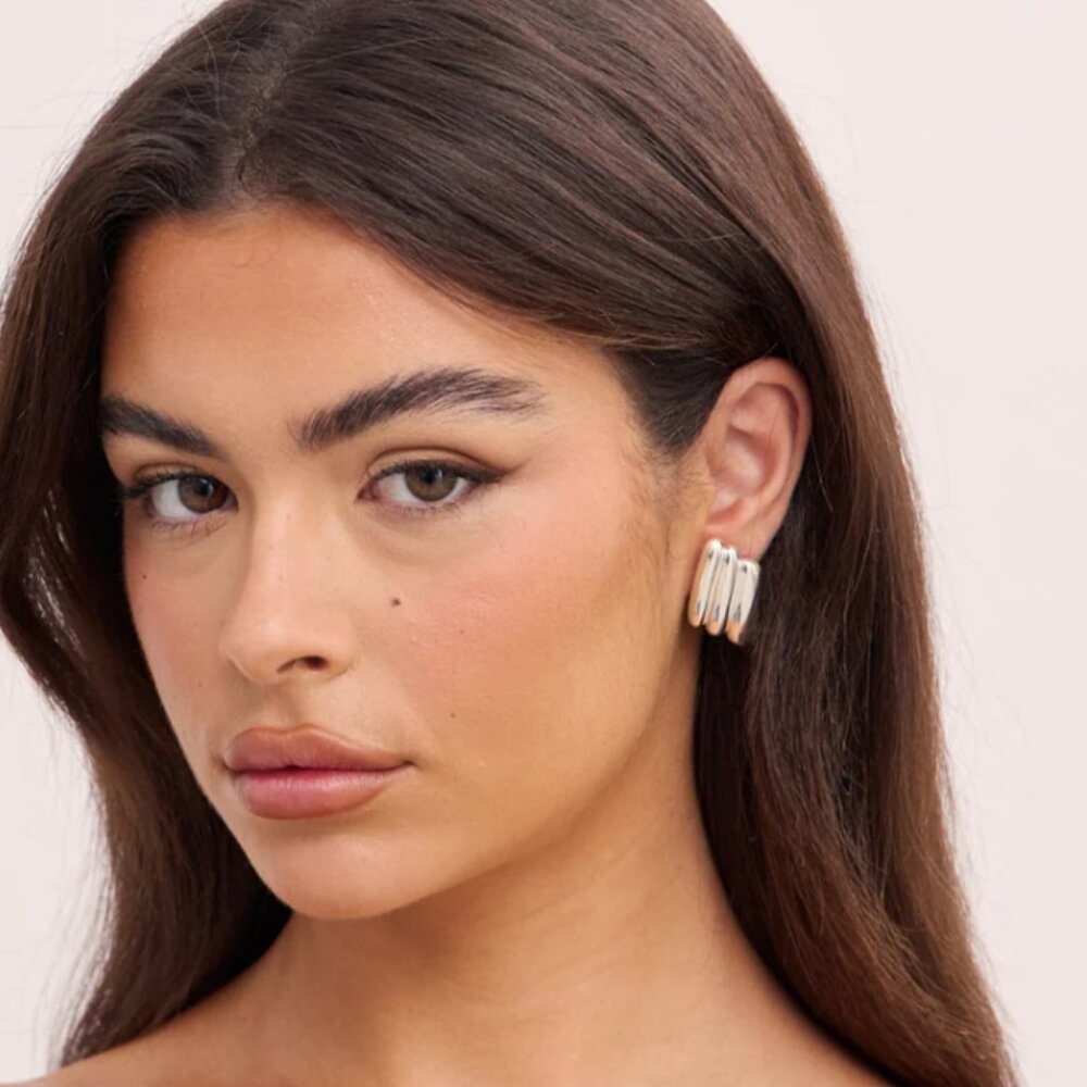 Eclatant Empress Earring - Silver - NWT